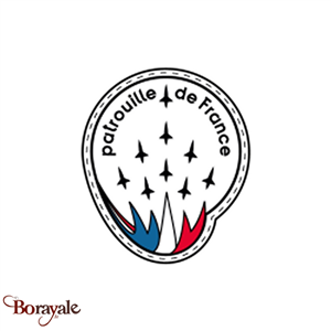 Patch Patrouille de France Logo Blanc