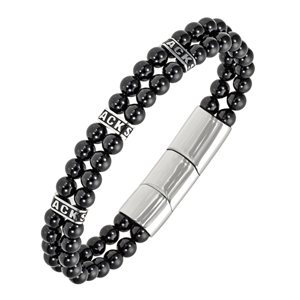 Bracelet deux rangs All Blacks AB-682335