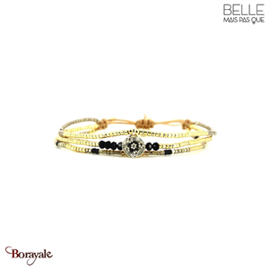 Bracelet Belle mais pas que, Collection: Precious Black B-1795-PB