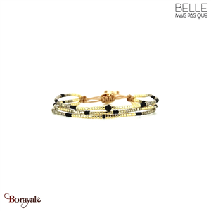 Bracelet Belle mais pas que, Collection: Precious Black B-2039-PB