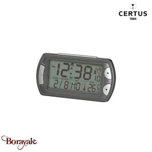 Réveil Matin Digital (Numérique) Radio piloté  CERTUS