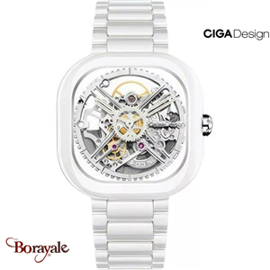 Montre Ciga Design Eastern Jade white Unisexe C012-WG01-W7W