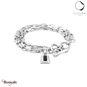 Bracelet Ciclon 1998 Très chic métal plaqué argent 925° CI231107-01-0