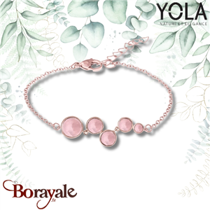 Bracelet Yola Nature Nature et élégance Acier plaqué IP rose IK-373