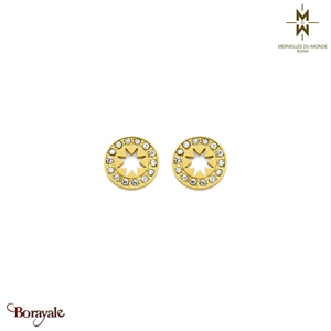 Boucles d'oreilles en Acier inoxydable  Merveilles du monde