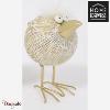 Oiseau Sur Pied doré Home Edelweiss collection : Belinda 10,5 cm