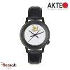 Montre AKTEO Art - Musique Batterie 38 mm noire ronde AMu71