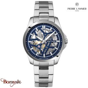 Montre Pierre Lannier SKELETOM Homme automatique bleu 304G161