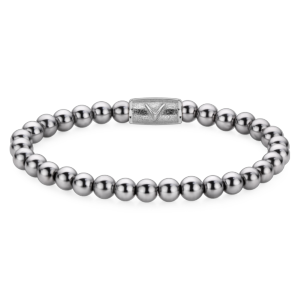 Bracelet Rebel & Rose Argent brillant DV - 6 mm M, Unisex RR-6DV01-S-M