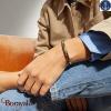 Bracelet Tom Hope Hybrid Cuff, Gold-Blue-Gris: Taille S