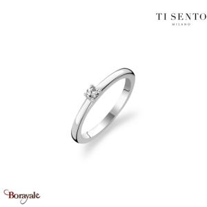 Bague TI Sento Solitaire femme 1871ZI/54