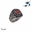 Bague Universitaire américaine United States Army rouge en acier inoxydable Tail