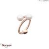 Bague Paul Hewitt Anchor acier plaqué or rose PH-FR-ROPE-R-56