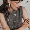 Collier TI Sento Nacre femme 34102MW-80
