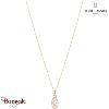 Collier Ovalia Pierre Lannier BJ28A0211 acier poli de couleur or
