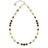 Collier Spark Jasmine cristal autrichien sur argent doré G0374C