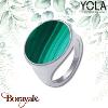 Bague Malachite, Collection: Cabochon YOLA Taille 52