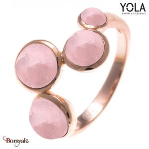 Bague Quartz rose, Collection: Nature et élégance YOLA