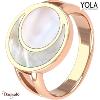 Bague  Nacre et Nacre rosé, Collection: Féminité YOLA NATURE Taille 56