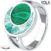 Bague Yola Nature Féminité Acier poli IK-182-54
