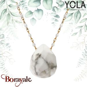 Collier Yola Nature Nature et élégance Acier plaqué IP doré IP-450
