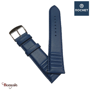 Bracelet Rochet France Michigan 22 mm de couleur : marine 3432206A