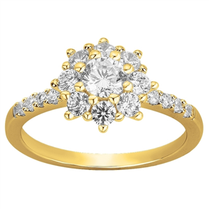 Bague Gemstar Brand, collection : Plaqué OR Femme