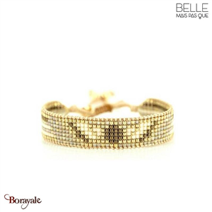 Bracelet -Belle mais pas que- collection Douceur amande B-1889-DOUC