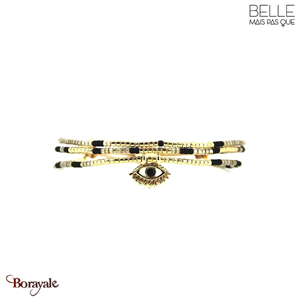 Bracelet Belle mais pas que, Collection: Precious Black B-2310-PB