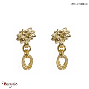 Boucles d'oreilles Atelier D'Emma Et Chloé Hadar doré HADAR-OR