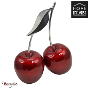 Cerise 41 cm Home Edelweiss collection : Claire rouge nacré