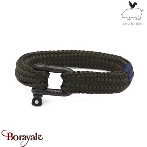 Bracelet PIG & HEN Gorgeous George Noir  Noir Taille : M (18cm)