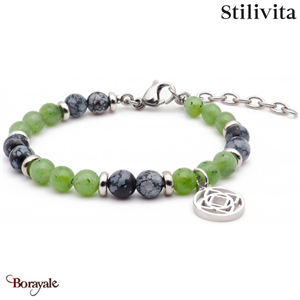 Bracelet Stilivita, Série : Equilibre et Ancrage & prospérité