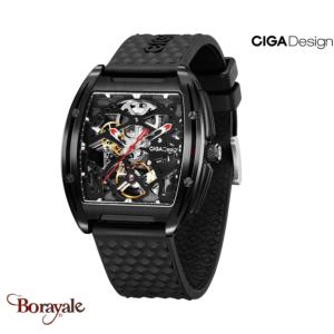 Montre Ciga Design Edge DLC black homme Z031-BLBL-W15BK