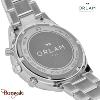 Montre Homme Orlam Legende cadran noir bracelet acier argenté étanche 10 ATM ORS