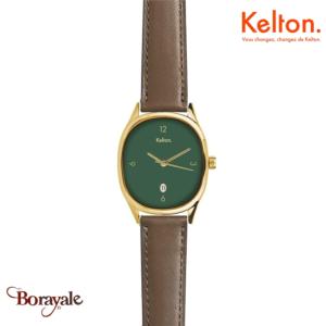 Montre KELTON Colorama laiton menthe choco quartz Femme 9125042