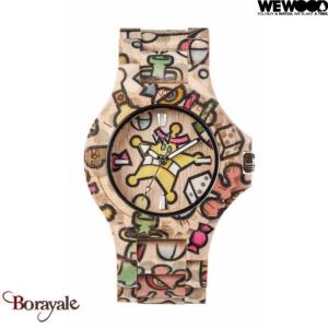 Montre en bois WEWOOD DATE Woop Sweetstar Beige 70334-231