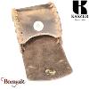 Poche ceinture Kaszer Oregon en cuir de vachette pleine fleur marron naturel