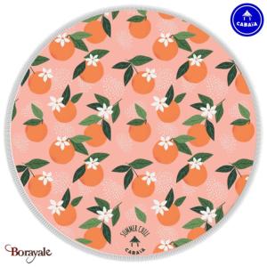 Serviette Ronde CABAIA coton OEKO TEX Tulum