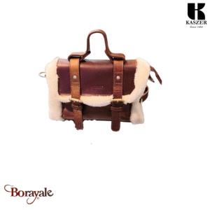 Sac à Main KASZER collection Wyoming Fourrure S Marron naturel clair 20403-C6