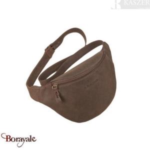 Sac banane kaszer collection Wyoming en cuir de vachette pleine fleur brut 55560