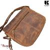 Sac bandoulière KASZER collection Wyoming brun naturel moyen 20602-C6