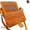Sac bandoulière KASZER collection Wyoming brun naturel moyen 20626-C6