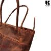 Sac épaule KASZER collection Kansas marron naturel foncé 20007-C6