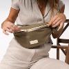 Sacoche banane CASYX, Coton Bio  Vert Olive