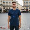 T-shirt Patrouille de France Logo Bleu Marine, taille XL
