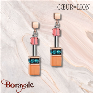 Nuance: 1582, Boucles d'oreilles Géo cubes par Cœur de Lion