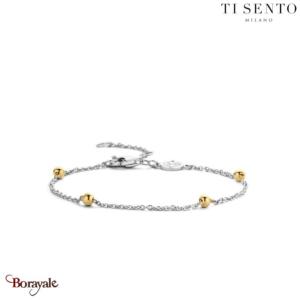 Bracelet TI Sento Collection : Milano Argent plaqué Or 2927SY