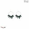 Boucles d'oreilles Belle mais pas que, Collection: Naomie Malachite NAOM-BO5
