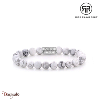 Bracelet Rebel & Rose Blanc Vierge - 8mm L, Homme RR-80066-S-L